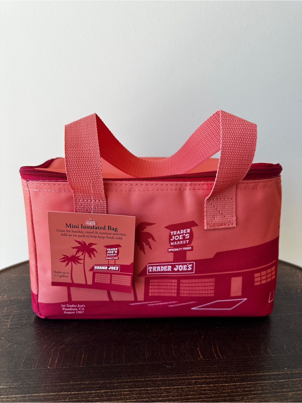 Trader Joe’s Mini Insulated Lunch Cooler Bag in Light Orange